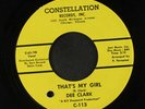 DEE CLARK: It's Raining / That's My Girl 45 (co) rare Soul