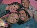ALL IN THE FAMILY LP SIGNED AUTOGRAPHED ALL 4 CARROLL JEAN SALLY ROB VG+