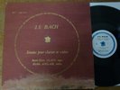 MARIE-CLAIRE ALAIN  MICHELE AUCLAIR / BACH  / LES DISCOPHILES FRANCAIS DF 209-10