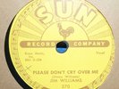 RECORD 78 RPM/ROCKABILLY/JIM WILLIAMS/SUN 270/THAT DEPENDS ON YOU