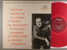 Lawrence Ferlinghetti  Tentative Description Of A Dinner To Promote The Impeachm