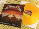 Metallica LP Master Of Puppets Reissue Orange Vinyl Mint