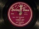 78 RPM -- Ray Charles Trio, Swing Time 250, E+ R&B - Soul - Blues