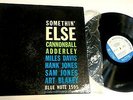 Somethin ' Else by Julian Cannonball Adderley LP 1958 RVG Blue Note MONO VG+