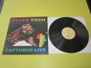 PETER TOSH- CAPTURED LIVE- EMI 64 2401671 NM/NM 1984 1ST OR.ITALIA