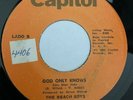 THE BEACH BOYS - God Only Knows / Good Vibrations - RARE NICARAGUA 45 PROMO