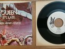QUEEN It's Late 1978 45 Elektra E-45478 WLP PROMO VG+