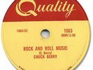 CHUCK BERRY Rock'n Roll 78 RPM Record. Rock and Roll Music