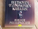 Beethoven 9 Symphonien, Herbert von Karajan, Box mit 8 LPs, Vinyl