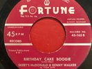 Skeets McDonald Benny Walker Birthday Cake Boogie Fortune 45 Rare Rockabilly