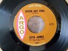 Northern Soul Popcorn R&B 45 - ETTA JAMES - Seven Day Fool / It's Too Soon To