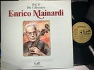 EURODISC 3-LP 25-403-XDK: Enrico MAINARDI - J.S. Bach - Die Cellosuiten - GERMAN