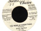 RICKY DAVILA You Were My Everything TEENS CHOICE ( N. Soul Popcorn ) Original