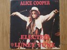 Alice cooper elected french LIVE picture sleeve single green label scacre