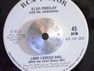 ROCK & ROLL 45 - ELVIS PRESLEY - LONG LEGGED GIRL /THAT'S SOMEONE RCA Promo Hear