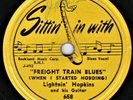 TEXAS BLUES - Lightnin' Hopkins : Freight Train Blues - Sittin' In 658 - 78 (V)