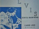 ELVIS PRESLEY -GENTLE ON MY MIND-BOOTLEG- SIESTA records 45 rpm PICTURE SLEEVE