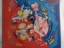 THE LONG TALL TEXANS - SATURNALIA LP - PSYCHOBILLY . EX/EX