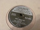 THE BARONS DON'T WALK OUT / ONCE IN A LIFETIME LONDON HLP.8391 78 RPM RARE
