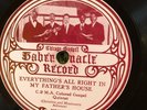 Tabernacle Record ( MARSH LABS) C&M.A Colored Gospel Qrt  78rpm  circa 1925 E