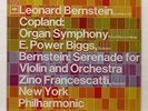 BERNSTEIN - COPLAND symphony for organ BERNSTEIN serenade COLUMBIA LP EX++