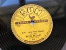ELVIS PRESLEY  BABY LET'S PLAY HOUSE & RIGHT LEFT GONE ORIGINAL 78 RPM SUN 217