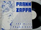 FRANK ZAPPA IT'S MORE THAN A BURP ANGRY TAXMAN SILK SCREEN COVER VINTAGE LP