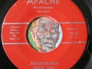 HEAR Stanley James 45 Alligator Man/I Need You APACHE rockabilly swamp rocker