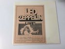 LED ZEPPELIN “LIVE ” 12” VINYL RECORD SEALED  INSTANT ANALYSIS RECORDS 1988