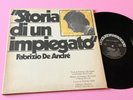 DE ANDRE LP STORIA DI UN IMPIEGATO ORIGINALE 1973 NM GROOVED LABEL E LIBRETTO
