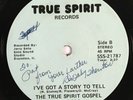 TRUE SPIRIT GOSPEL SINGERS I've Got A Story Black Gospel Disco Soul Funk 45 HEAR