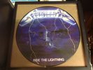Metallica - Ride the Lightning PICTURE DISC vinyl - MFN 27 P-VGC -Framed.