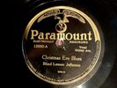 BLUES BLIND LEMON JEFFERSON Paramount 12692 Xmas Eve (Beautiful prime copy) E