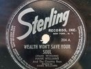 Hank Williams Sterling 204 Country Hillbilly Original 78 RPM Record RARE CLEAN