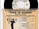 BOBBY DARIN 45 rpm EP record THIS IS DARIN White label DJ promo