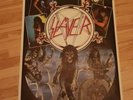 Vintage Original Slayer 1986 Tour Live poster 24 x 33.5 inch