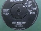 THE BEATLES EXPORT SINGLE YESTERDAY/DIZZY MISS LIZZY 1965 