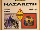Nazareth HAIR OF THE DOG / RAMPANT 2 LP UK 1988 COMPILATION Castle Communication