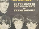 The Beatles Vee-Jay 587 Do You Want to Know a Secret / Thank You Girl Pic Sleeve