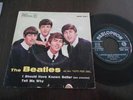 RARE SP THE BEATLES 45 RPM ITALY QMSP 16367 I SHOULD HAVE KNOWN BETTER GREEN LAB