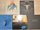 Eagles, 5 Vinyl Record Lot, All LP, 4 US 1st Press, Frey Henley Walsh Meisner
