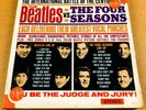 THE BEATLES VS THE FOUR SEASONS US ORIG'64 VJ STEREO 2 RECORD SET STICKER SEARS