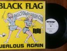 BLACK FLAG JEALOUS AGAIN 12” SST USA DEBUT MLP 1ST TRUE PRESS WHITE LABEL PUNK