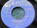 The Valentines - Hand Me Down Love/I Love You Darling 45 Rama doo wop Strong VG+