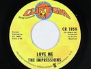 70s Soul Funk 45 - Impressions - Love Me/Do You Wanna Win - Curtom - VG+ mp3