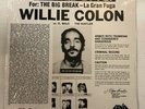 WILLIE COLON Wanted by FBI/ The Big Break NEW SEALED vinyl LP Get On Down