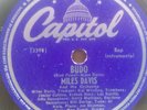 78 rpm Miles Davis Capitol 15404 Budo/Move  all-star bop E