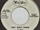 FIVE 5 ROYALES They Don’t Know / Much In Need VEE JAY 45 mod R&B VG+ HEAR