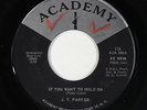 Northern Soul 45 - J.T. Parker - If You Want To Hold On - Academy - mp3