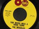 MIRACLES: I'll Try Something New / You Never Miss A Good Thing 45 (xol) Soul